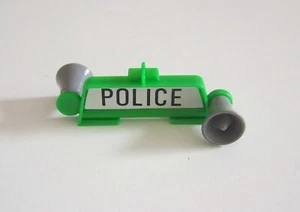 PLAYMOBIL (K4230) POLICE - Support Vert Sirène Voiture de Police Vintage 3215 - Bild 1 von 1