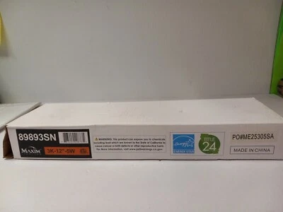 Maxim 89893SN 3K-12"-5W Lighting CounterMax SEE DESCRIPTION  - Image 1 of 2