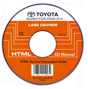 Toyota Land Cruiser 1997-2007 (J100) manuale officina repair manual - Foto 1 di 6