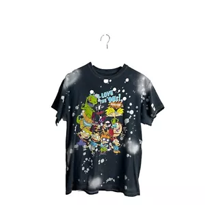 T-shirt Nickelodeon uomo media M amo gli anni 90 tv cartoni animati Hey Arnold Rugrats - Foto 1 di 9