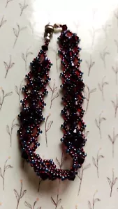 Schönes Vintage Glas Armband  - Bild 1 von 7