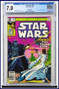 Star Wars #48 CGC bewertet 7.0 Marvel Juni 1981 Zeitungsstand Ausgabe Comicbuch - Bild 1 von 2
