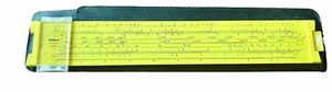 60er Jahre PICKETT MICROLINE 120 RECHENSCHIEBER Vintage Technik Werkzeug GELB MIT KOFFER - Bild 1 von 6