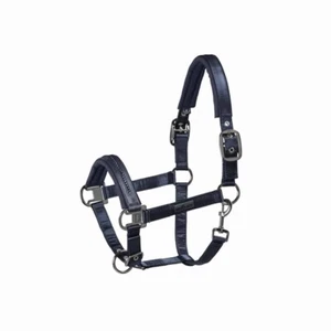 Eskadron Classic Sports Doublepin Satin Halter - Dark Navy - Imagen 1 de 1