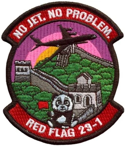 USAF 16th EXPEDITIONARY AIRBORNE COMMAND & CONTROL SQUADRON RED FLAG 23-1 PATCH - Picture 1 of 1
