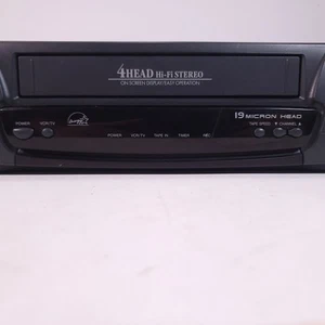 Sylvania VCR KVS699 4-Head VHS Player FOR PARTS OR REPAIR - Picture 1 of 12