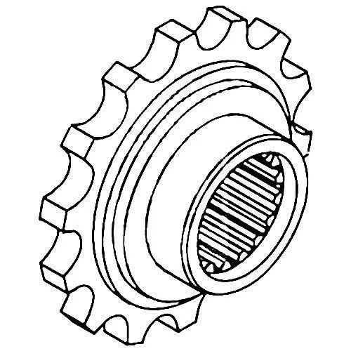 Coupler Sprocket Front fits Oliver 1650 107415A - Image 1 of 1