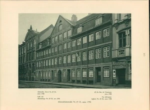 HAMBURG - Kupfertiefdruck : PORTAL am Küsterhaus der St. Jakobikirche. ADMIRALIT - Bild 1 von 2