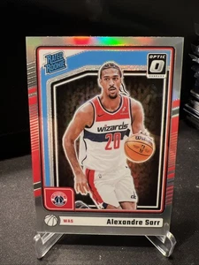 2024-25 Donruss Optic ALEXANDRE SARR Rated Rookie Optic Holo #276 Wizards - Bild 1 von 2