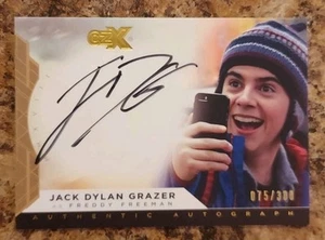 2019 DC Cryptozoic Jack Dylan Grazer ~Freddy Freeman Card #75/300 SHAZAM! JDG-FF - Picture 1 of 2