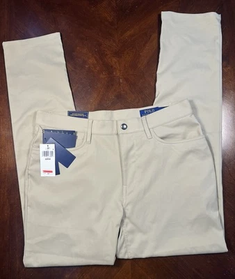 Pantalones Polo Ralph Lauren Slim Fit Performance Sarga 32x32 Caqui Nuevos con Etiquetas Foto 1 de 4