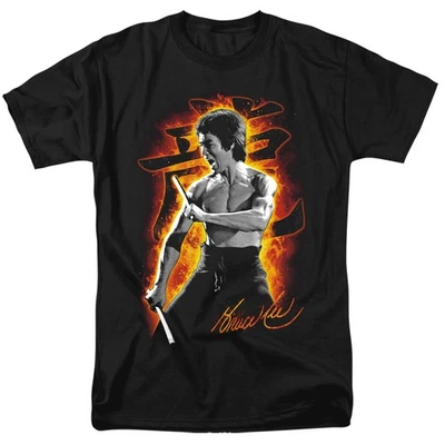 Camiseta Bruce Lee Dragon Fire con licencia para adulto Foto 1 de 2