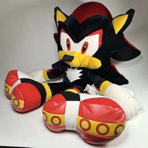 Sonic The Hedgehog SHADOW Plush 32” Jumbo Toy Network 2005 Used Rare Sega - Imagen 1 de 23