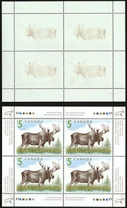 Canada 2003 Unitrade # 1693 ii MNH Sheet of 4 - Offset of Moose - Picture 1 of 1