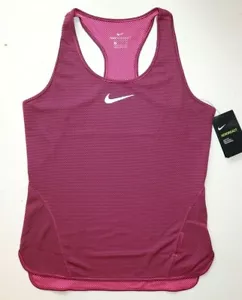 NIKE AEROREACT DRI FIT KNIT RUNNING VEST TANK TOP - PINK 723941-640 WOMEN S - Picture 1 of 12