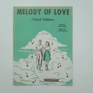 Melodie der Liebe Noten von H. Engelmann (Gesangsausgabe) 1954 - Bild 1 von 3