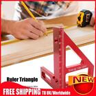 Layout Measuring Gauge Aluminum Alloy Woodworking Square Miter Triangle Ruler