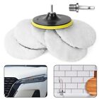 8psc Polierpads Wollrad Mop Set Auto Polierer Pad Kit mit Bohrer Adapter