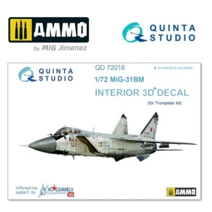 QD72016 1/72 MiG-31BM (for Trumpeter kit) - Imagen 1 de 6