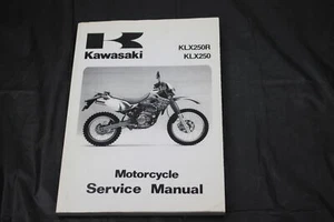 1993-96 KAWASAKI KlX250 SERVICE MANUAL BOOK - Bild 1 von 6
