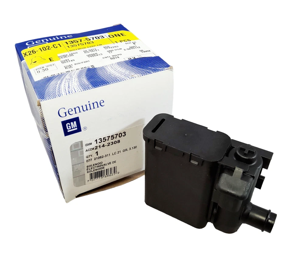 Nuevo solenoide de ventilación de bote de vapor genuino de emisiones GM para Camaro 99-02 + Más Foto 1 de 4