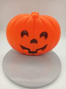 Thin Table Top or Hanging Halloween Smiling Jack O Lantern Pumpkin Blow Mold VTG - Picture 1 of 11