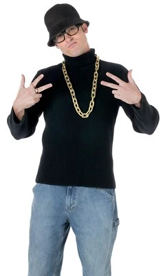 Fun World Old School Rapero Años 90 Hip Hop Adulto Unisex Halloween Disfraz Kit 90158 Foto 1 de 3