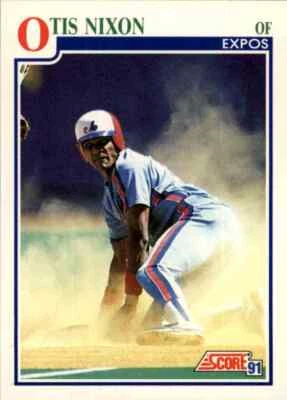 1991 Score MLB Otis Nixon #431 - Image 1 of 2