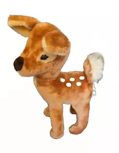 Vintage Plush Deer Stuffed Animal Mighty Star Fawn 17 Inch Tall Cute! - Picture 1 of 9