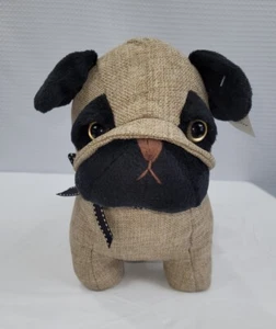 Pug Fabric Weighted Door Stop IH Casadecor with Tags 11" x 9" - Picture 1 of 9