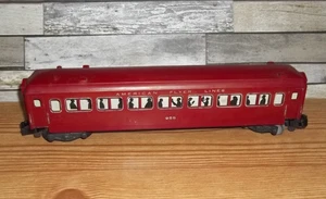 American Flyer S Gauge #955 Maroon Coach with Silhouettes - Picture 1 of 13