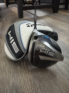 TaylorMade Sim Max D Driver 9 Regular Flex Fujikura Atmos Shaft With Headcover - Picture 1 of 6