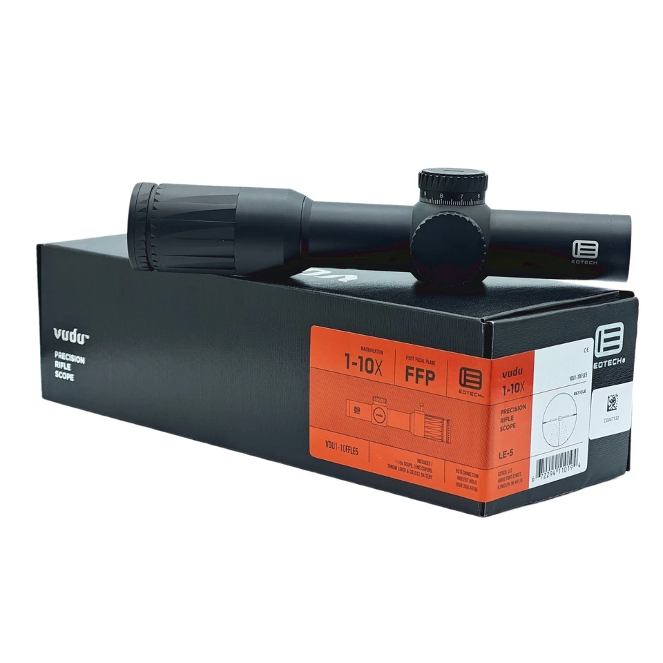 Mira para rifle Vudu 1-10x28 FFP con tubo de 34 mm retícula LE5 - VDU1-10FFLE5 Foto 1 de 4