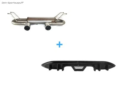 Ulter Inox Échappement Sport Centré + Diffuseur Arrière Mazda MX5 ND >= - Photo 1/4