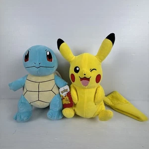 Pokemon Plush Toys Pikachu & Squirtle 26cm 2023  - Bild 1 von 9