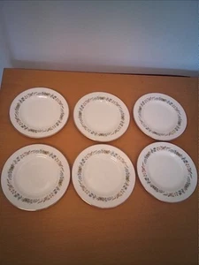 Vintage, Royal Doulton 'Pastorale' Pattern, 6.5" Side Plates X 6 - Picture 1 of 4