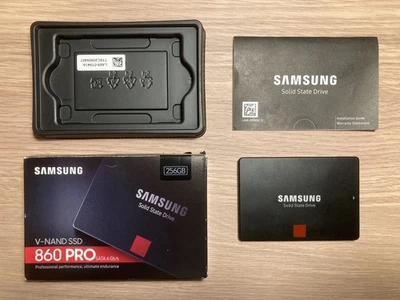 Samsung 860 Pro 256GB SSD 2.5" SATA 6Gbps V-NAND SSD Boxed- HARDLY USED - VGC - Image 1 of 4