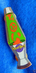 SAN FRANCISCO PROTOTYPE LAVA MOTION LAMP SERIES NEVER SOLD Hard Rock Cafe PIN - Picture 1 of 1