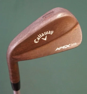 Left-Handed Callaway Apex MB Forged 18 7 Iron Extra Stiff Coated Steel Shafts  - Image 1 of 4