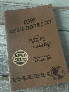 Caterpillar Cat D397 Diesel Electric Set Parts Catalog Manual Book 12B221-Up - Picture 1 of 5