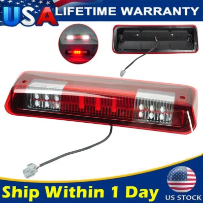 FOR 2004 2005 2006 2007 2008 FORD F150 LED THIRD 3RD BRAKE LIGHT CARGO LAMP RED - Image 1 of 4
