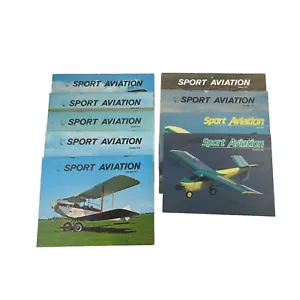 Sport Aviation Magazine Airplane Lot Vintage 70s 90s Pictures Ads Articles - Picture 1 of 10