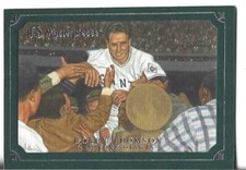 2007 Upper Deck Masterpieces Green Frame Bobby Thomson