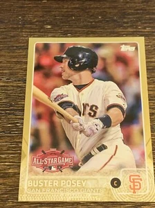 2015 TOPPS UPDATE GOLD BUSTER POSEY #380 /2015 GIANTS NM-MT - Picture 1 of 2