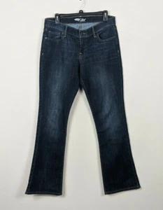Old Navy The Flirt Bootcut Jeans Mid Rise Dark Wash Women's Size 8 EUC - Picture 1 of 5