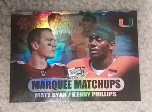 2008 Press Pass - Marquee Matchups #MM-1 Matt Ryan, Kenny Phillips RC Refractor - Picture 1 of 4