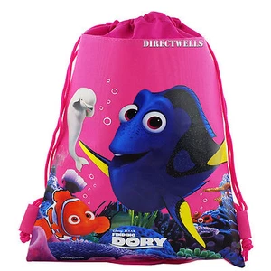 Mochila escolar Disney Finding Dory rosa con cordón - Imagen 1 de 1