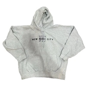 I Love New York Hoodie NYC grau Gr. Medium Kordelzug Pullover Grafik Pullover - Bild 1 von 4