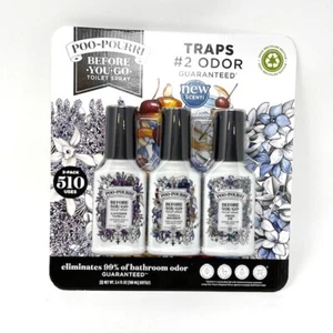 3 Poo-Pourri Before You Go Toilet Spray 3.4 oz Lavender Bourbon Fresh Air NIP - Picture 1 of 4