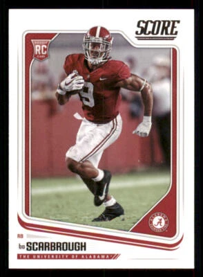 2018 Score #366 Bo Scarbrough RC - Image 1 of 2